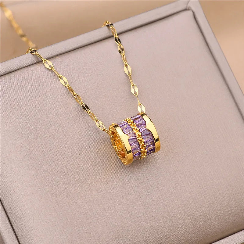 Crystal Pendant Necklace For Women