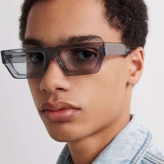 Square Sunglasses Man Small Frame Male Sun Glasses Retro