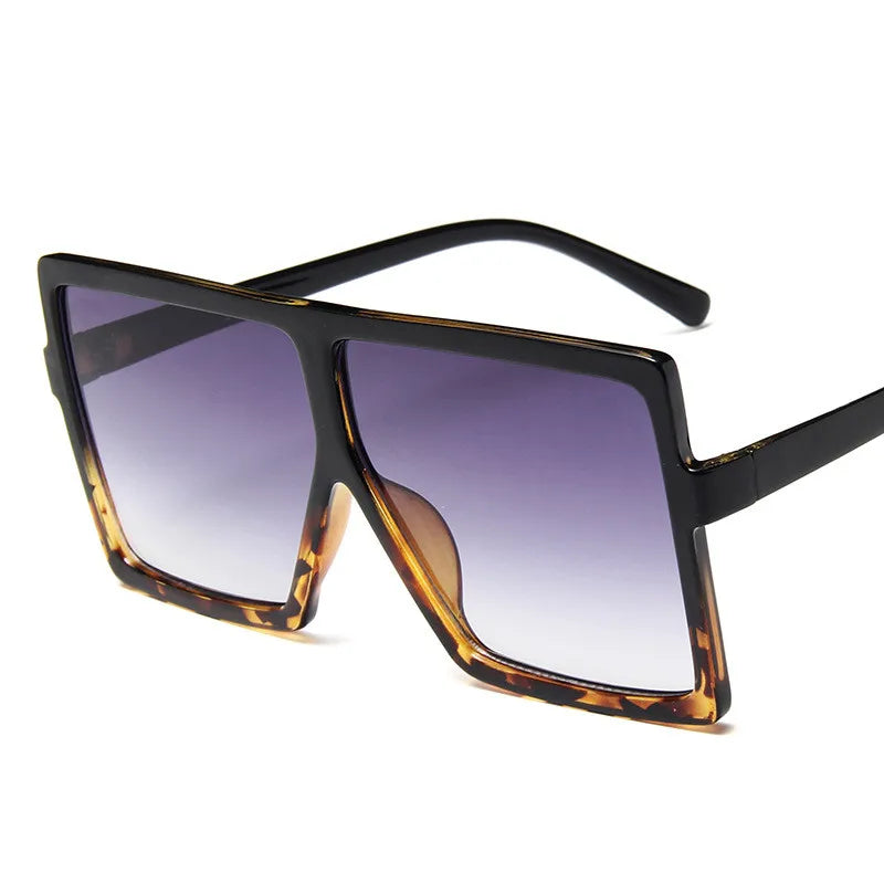 2024 Fashion Luxury Brand Personlity Gradient Leopard Gafas