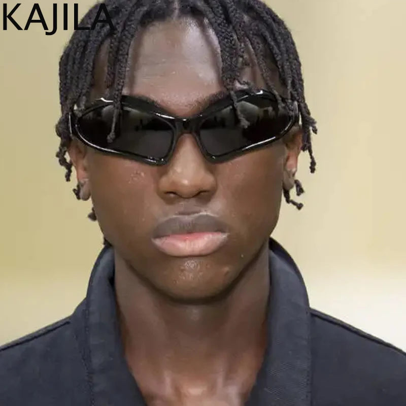 Y2k Punk Sports Sunglasses Women Men 2024 Luxury