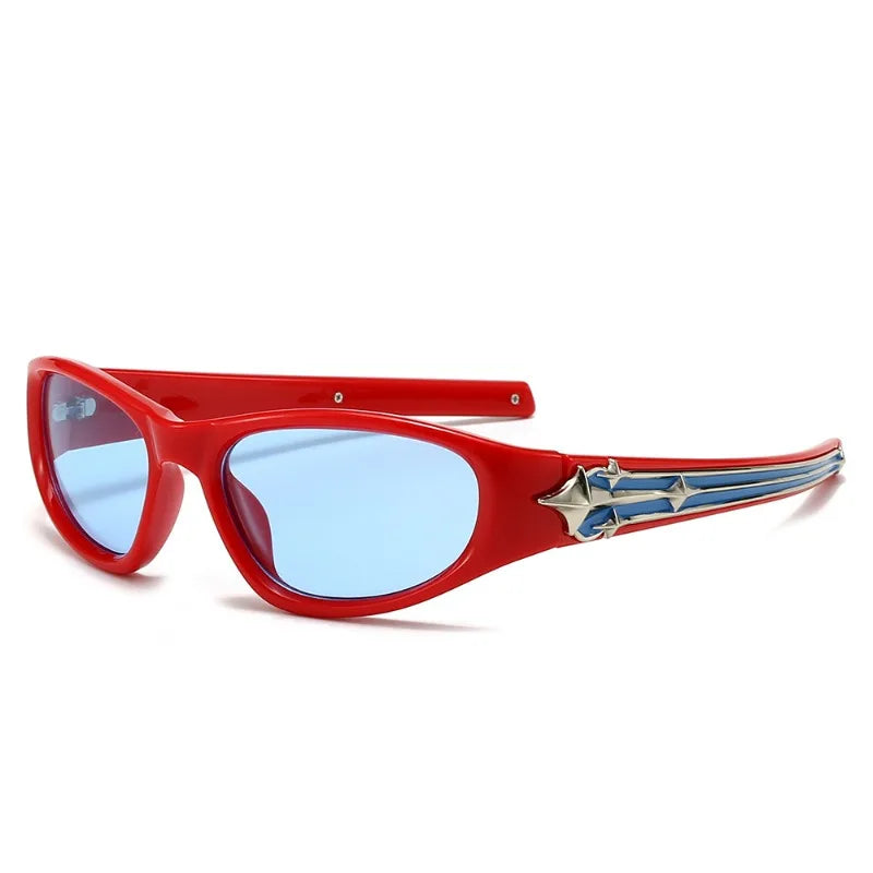 Y2k Fashion Punk Sports Sunglasses for Men Women Luxury