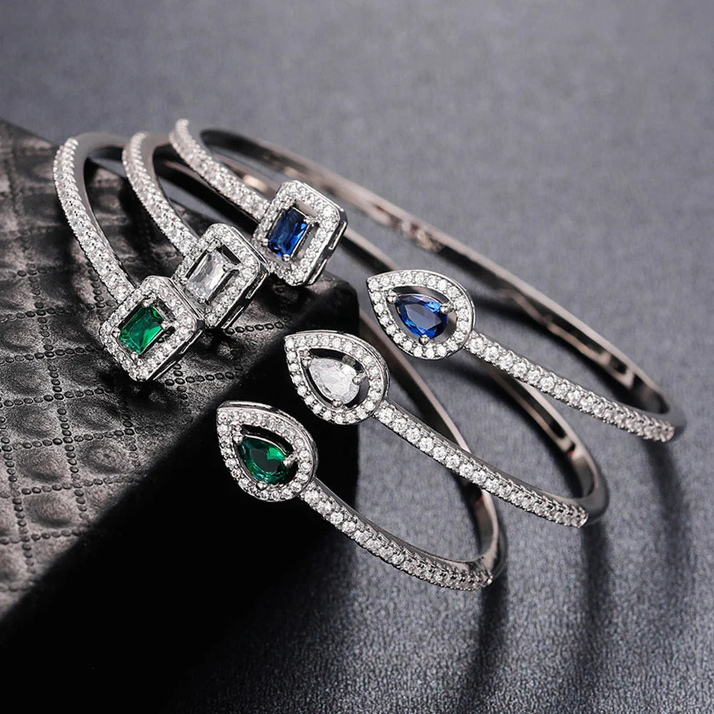 Luxury Green/White/Blue  Bracelet