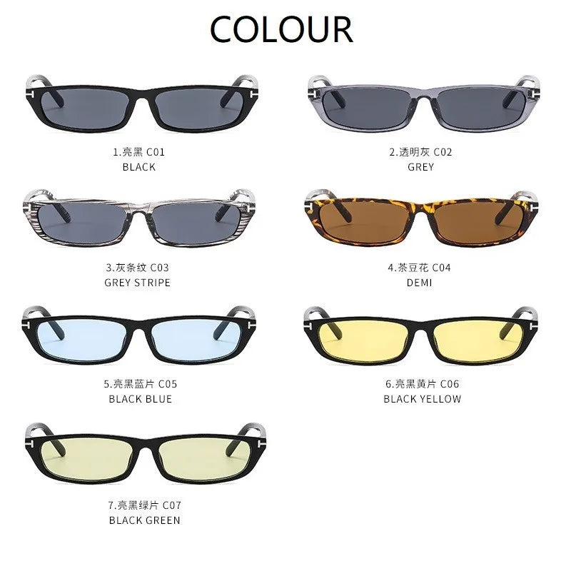 Small Oval Black Sun Glasses Trends Rectangle Eyewear