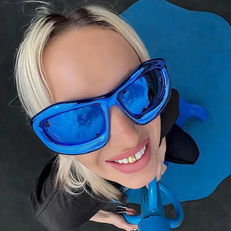 New Y2K Sunglasses Female Instagram Steam Punk Fashion