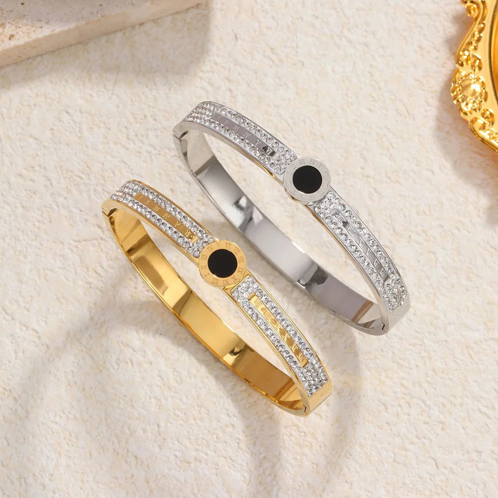Stainless Steel Gold Color Bracelet for Women