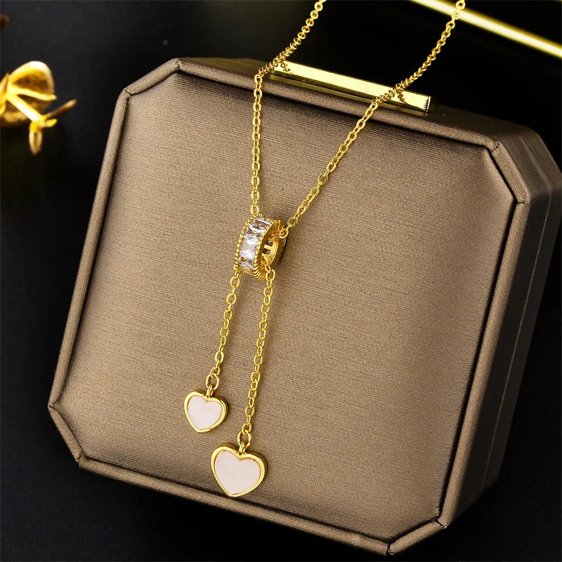 Luxury Crystal Pendant Necklaces For Women