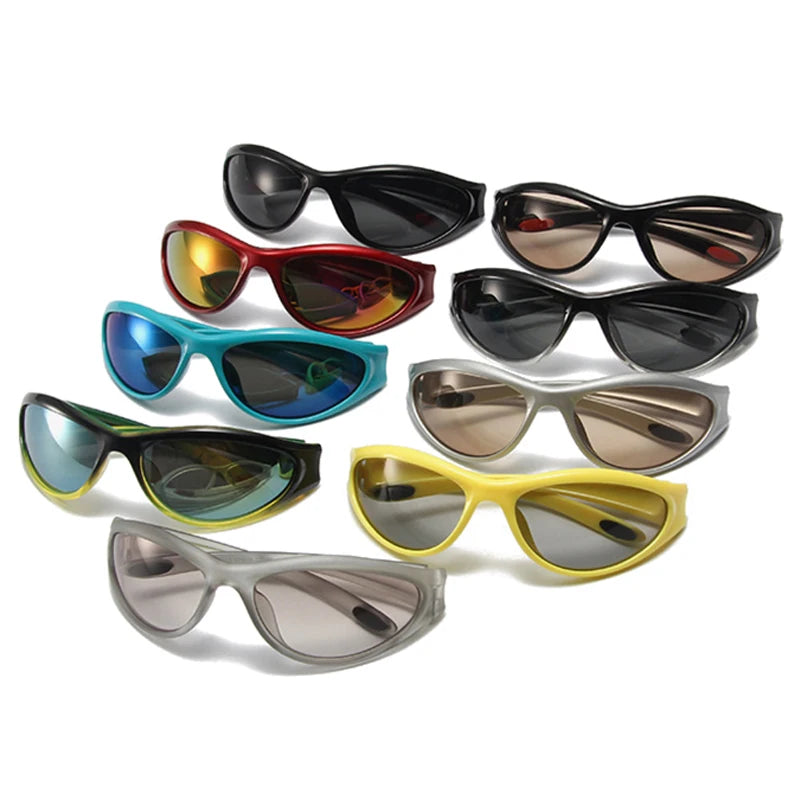 Retro Y2K Cat Eye Outdoor Sports Sunglasses Women