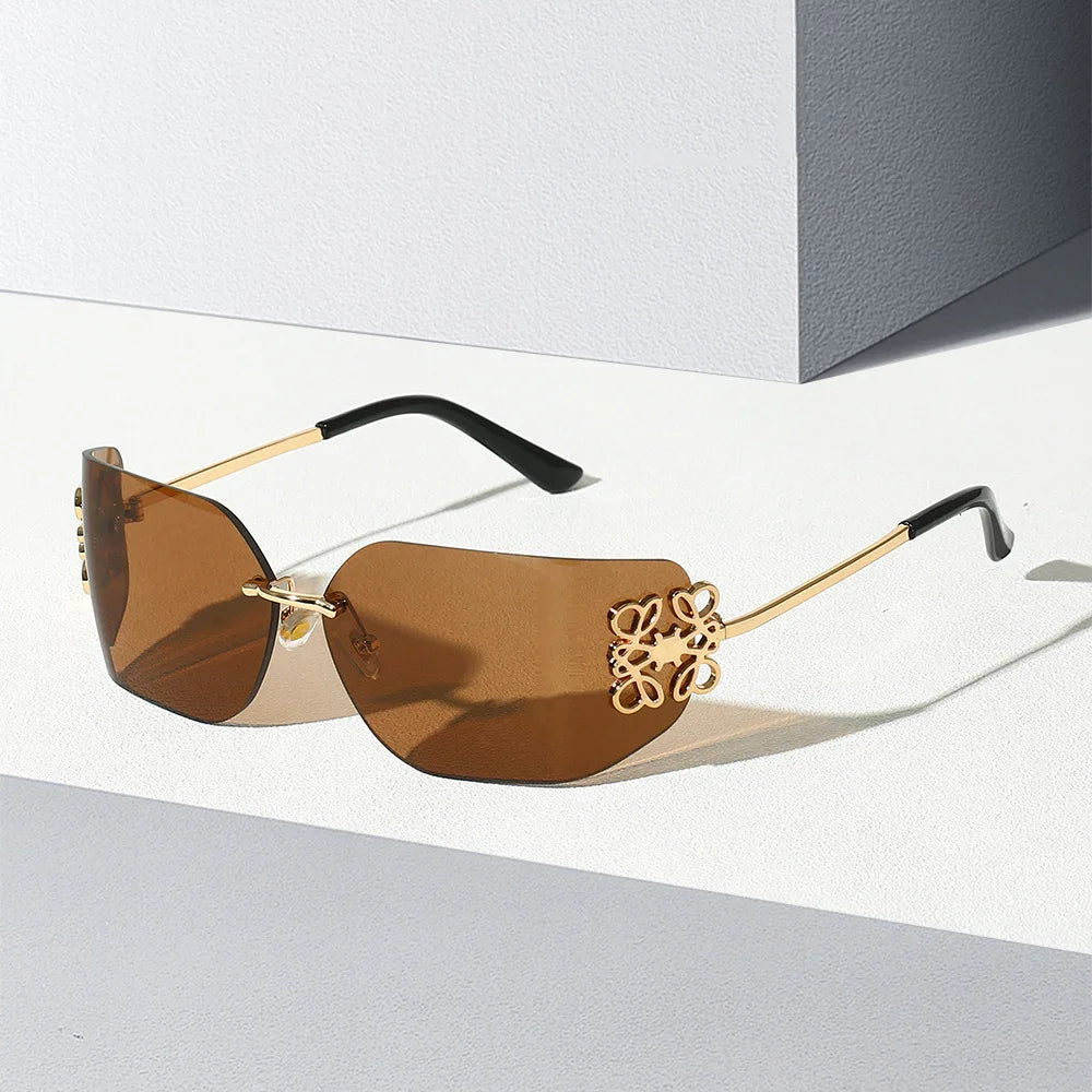 2024 New Luxury Brand Sunglasses Women Stylish Designer