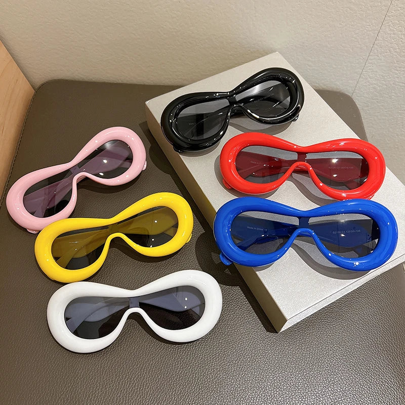 Oval Sunglasses for Men Women 2022 Fashion Retro