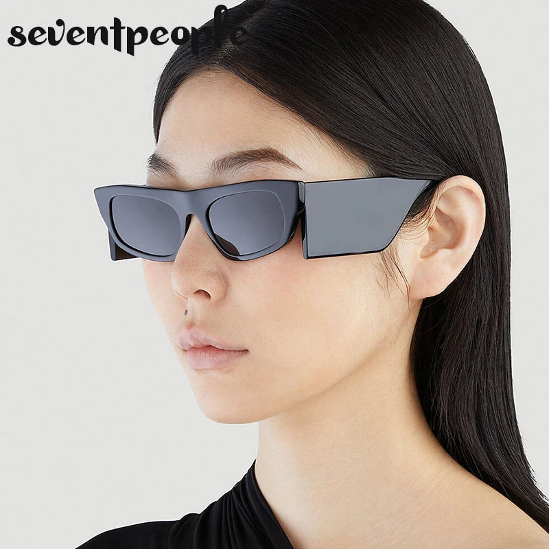 2024 Luxury Brand Small Frame Cateye Sun Glasses For Female