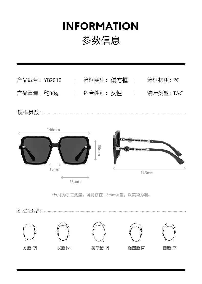 2024 New Fashion Cool Sunglasses Women Luxury
