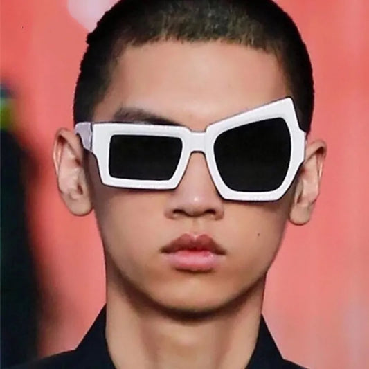 Fashion Irregular Square Sunglasses Man Fashion Brand Designer