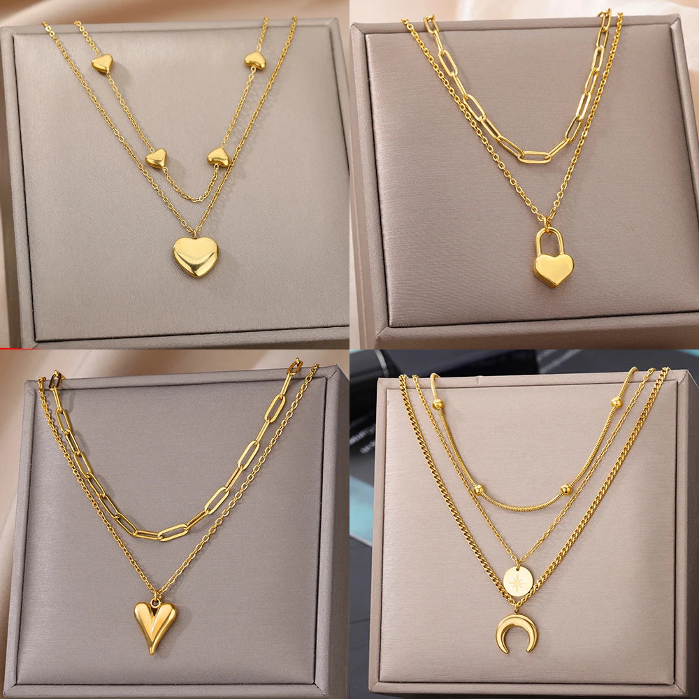 Multilayer Necklaces For Women Jewerly