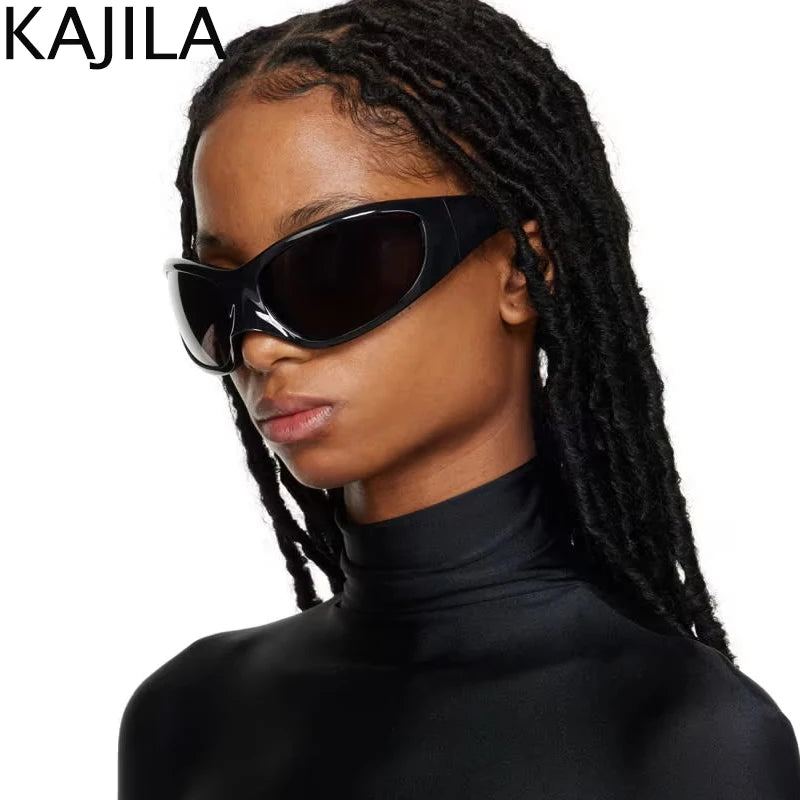 Oversized Punk Sunglasses Women 2024 Luxury Brand