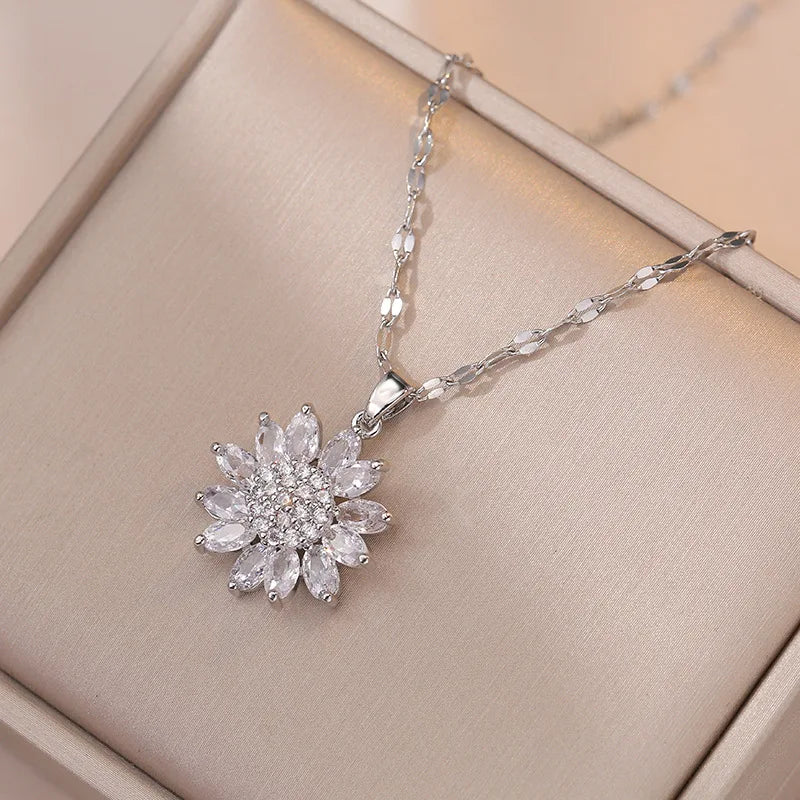 Luxury Pendants Stainless Steel Chains Necklaces
