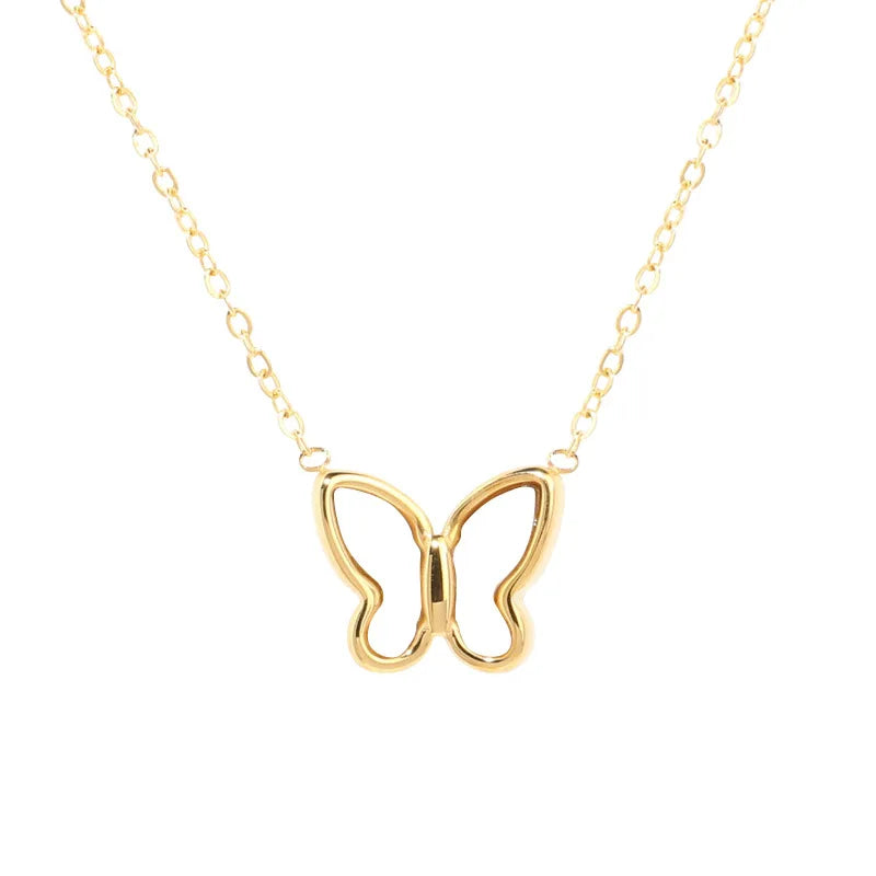 Butterfly Pendant Necklace For Women