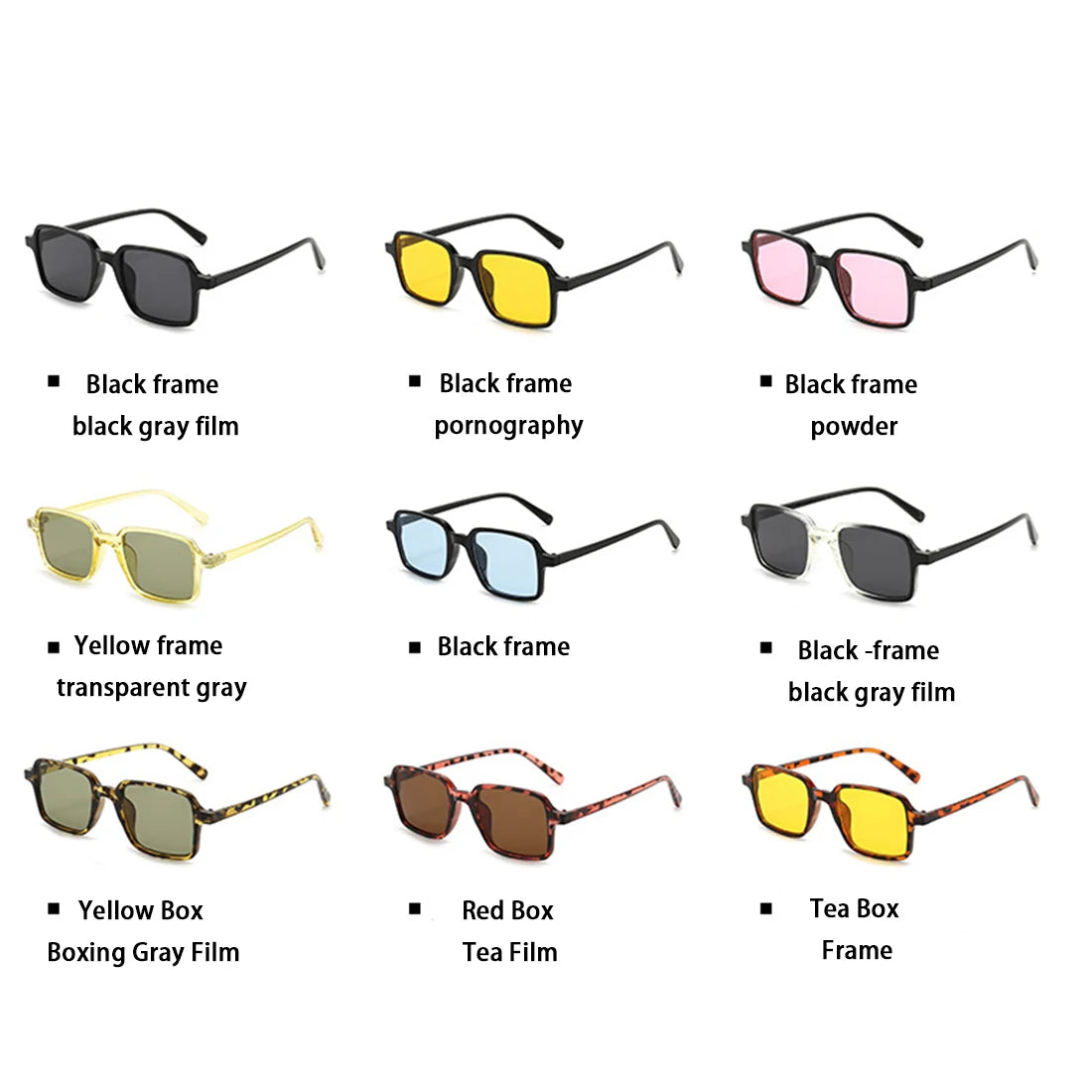 2024 Women Men Square Sunglasses Luxury Brand Designer