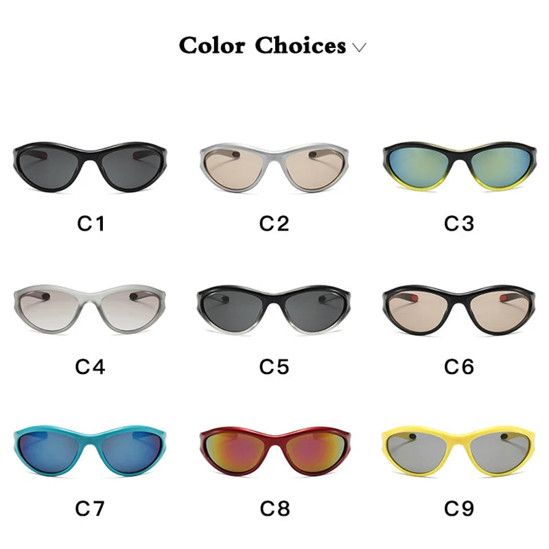 Retro Y2K Cat Eye Outdoor Sports Sunglasses Women