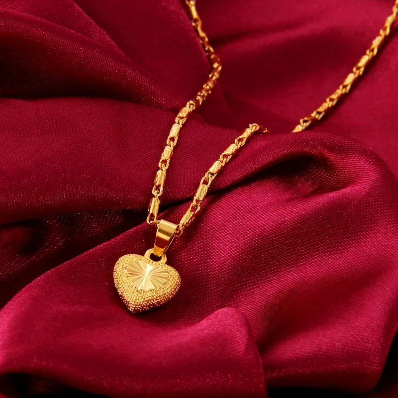 Gold  Earrings or Necklace Pendant Jewelry Women