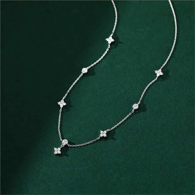 Flower Chain Necklace for Women