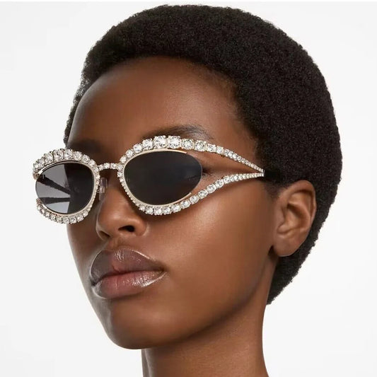 2024 Designer Rhinestone Sunglasses For Women